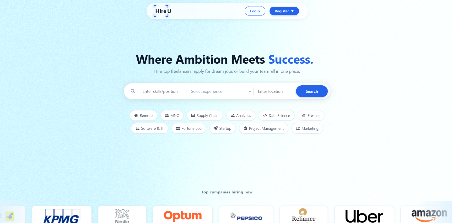 HireU — Job Platform